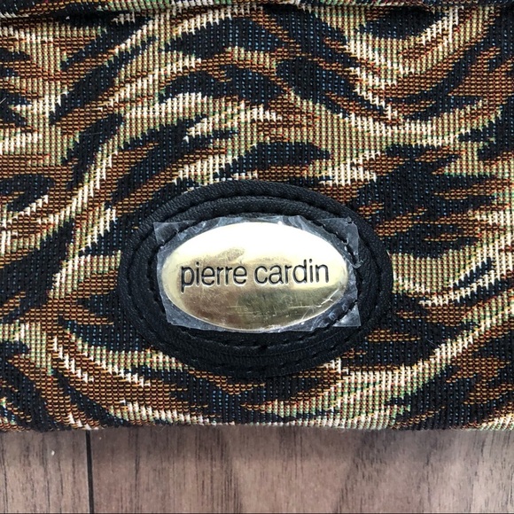 Pierre Cardin luggage bag animal print NWT Travel Vintage - Picture 10 of 10